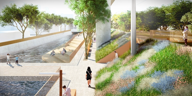 Mecanoo Designs Mile-Long Green Corridor Along Former Railway Line in Taiwan - Featured Image