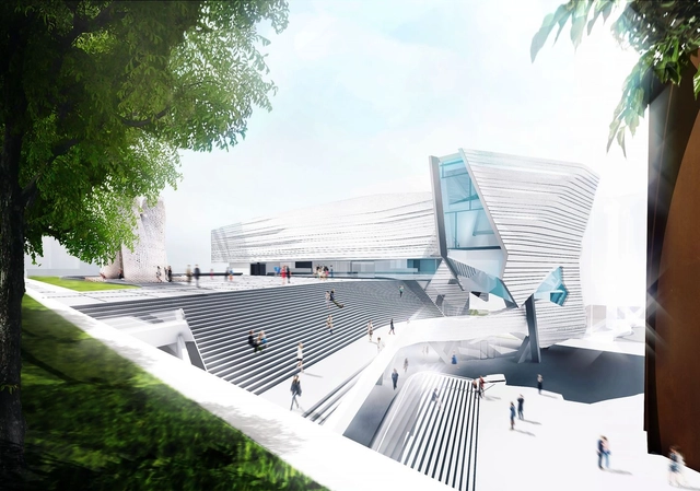Morphosis divulga imagens de seu Museu de Arte de Orange County na Califórnia - Imagem de Destaque