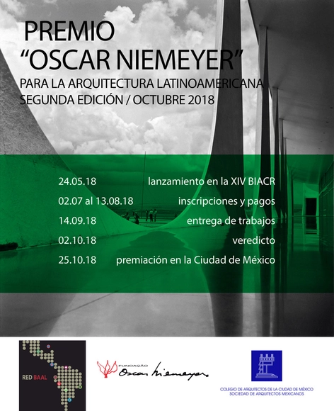 II Premio Oscar Niemeyer para la Arquitectura Latinoamericana abre sus postulaciones - Imagen Principal