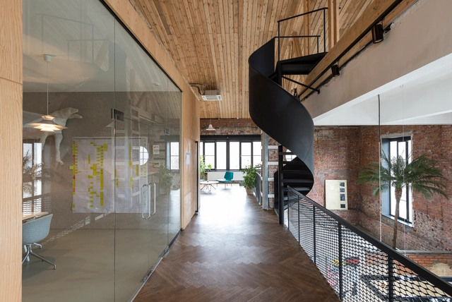 Garage Museum Headquarters / FORM Bureau - Interior Photography, Adaptive Reuse, Stairs, Facade