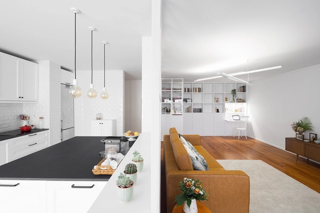 Casa Rebelo / Ren Ito - Edifício De Apartamentos, Cozinha, Viga, Pia, Mesa, Bancada, Cadeira