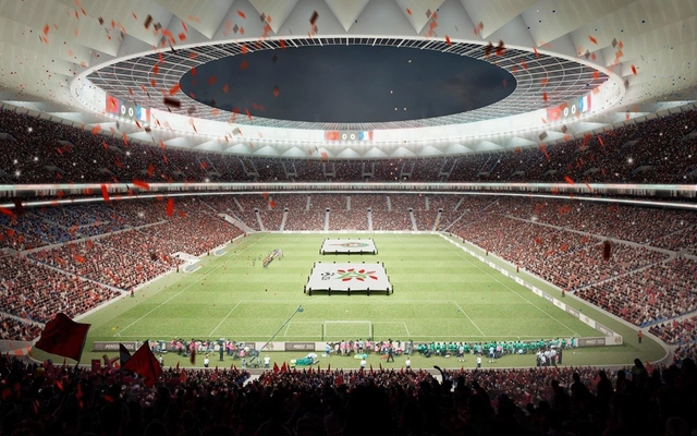 Cruz y Ortiz Arquitectos diseña el estadio de la final mundialista de la candidatura Marruecos 2026 - Imagen Principal