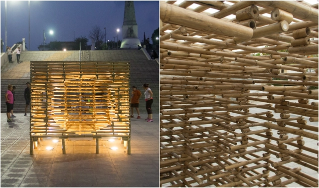 Se construye propuesta ganadora del 'Concurso para la Intervención del Espacio Urbano' por Festival Provincia - Imagen Principal