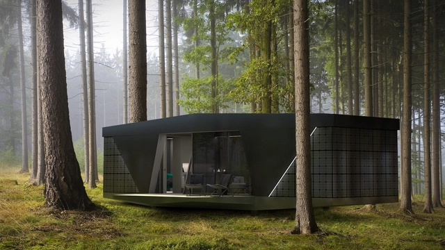 IO Houses 研发对自然“零害”移动住宅，林中居所也可以环保！ - 主图