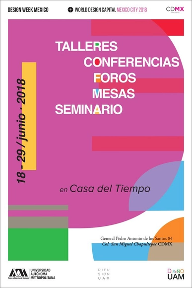Diseño UAM: Talleres, conferencias, foro, mesas y seminario - Imagen Principal