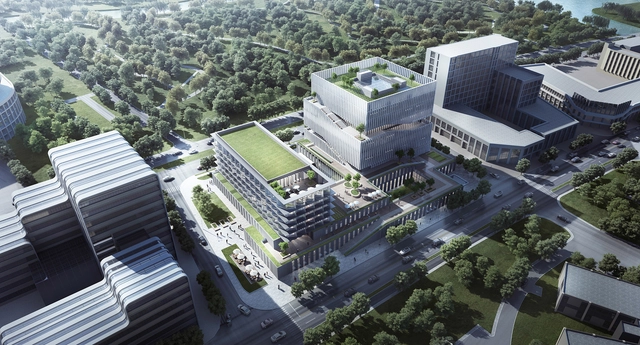 EID Architecture revela imagens do Lingang ZKJI Center em Xangai na China - Cinema E Arquitetura