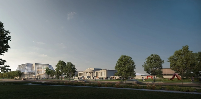 OMA divulga imagens do projeto de expansão da Albright-Knox Art Gallery em Nova Iorque - Imagem de Destaque