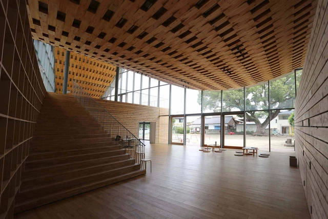 Chiryu Afterschool / MOUNT FUJI ARCHITECTS STUDIO - Schools , Beam, Facade, Stairs, Chair