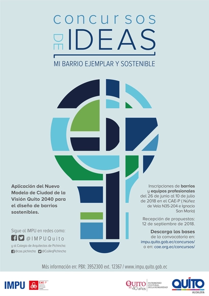 Concurso de Ideas: Mi Barrio Ejemplar y Sostenible - Quito - Imagen Principal