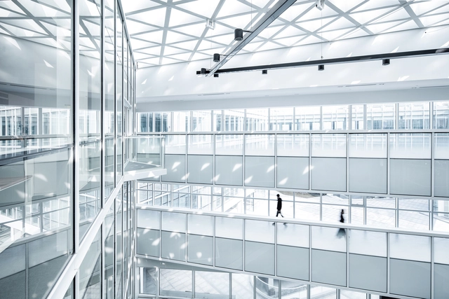Shanghai Baoye Center Interior / LYCS Architecture - Offices Interiors, Facade, Beam