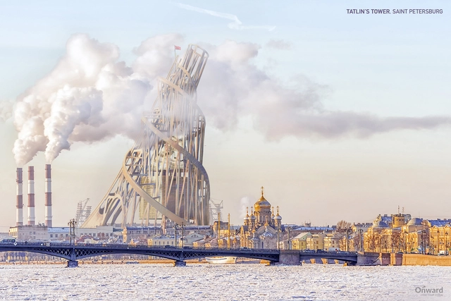 7 famosas estructuras nunca construidas traídas a la vida en renders - Imagen Principal