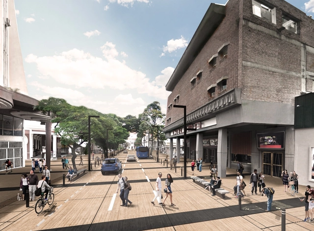 EMS Arquitectura + Pantoja Arquitectos diseñarán remodelación de la avenida Sexta de Cali, Colombia - Espacio Público, Fachada, Iluminación