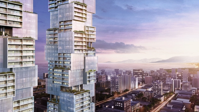 Ole Scheeren Unveils Design for High Rise 'Barclay Village' Project in Vancouver - Featured Image
