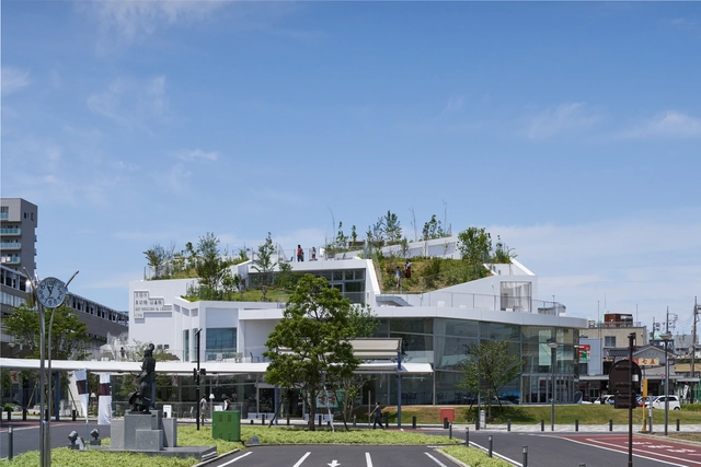 Museo de arte y biblioteca en Ota / Akihisa Hirata - Centro Cultural