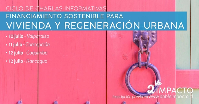 Charla de alternativas de financiamiento de vivienda y regeneración urbana de la banca ética en regiones de Chile - Imagen Principal