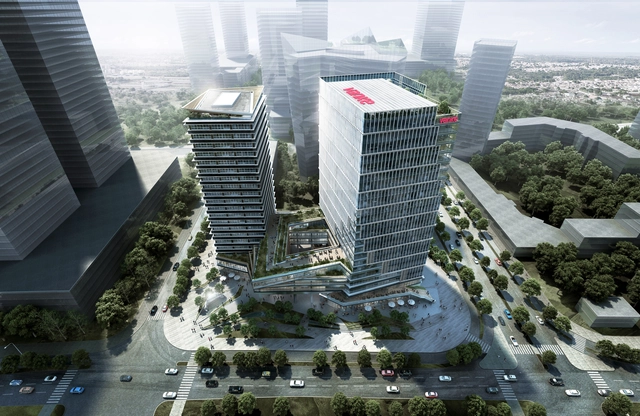 LWK & Partners projeta complexo de uso misto ao lado da sede dos Jogos Asiáticos de 2022 - Imagem de Destaque