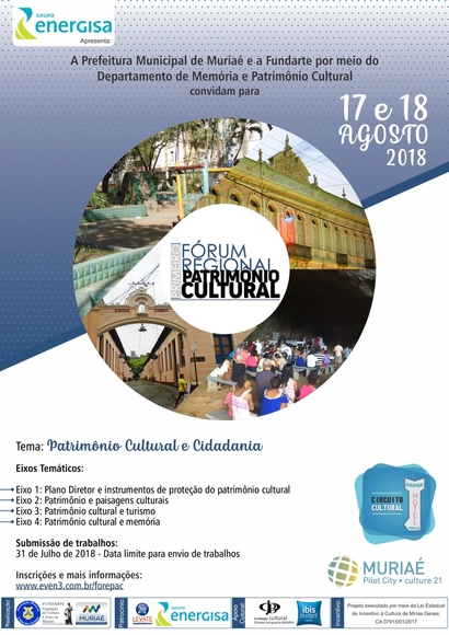 I Fórum Regional do Patrimônio Cultural  - Imagem de Destaque