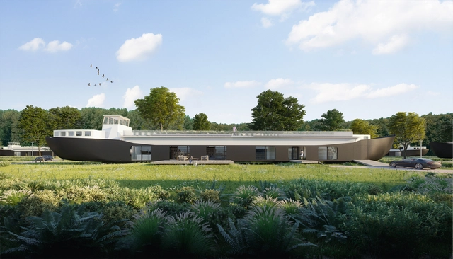 Studio Komma Will Transform Former Dutch Cargo Ships Into Sustainable Homes - Featured Image