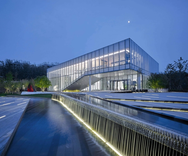 Exhibition Center of Beijing Poly Future Metropolitan / BIAD - Museums & Exhibit , Fence, Facade