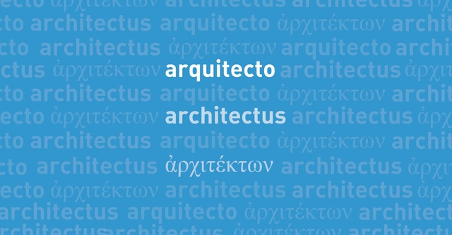 Etimología en Arquitectura: El origen de las palabras - Imagen Principal
