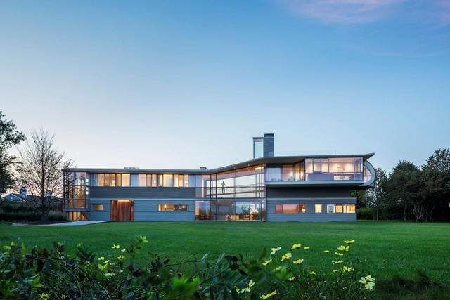 汉普顿别墅，平行于海岸线 / Bohlin Cywinski Jackson - 独立住宅