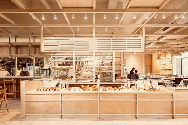 Bread Panaderos / Cadena Concept Design - Interiores Comerciales, Fijación Vigas