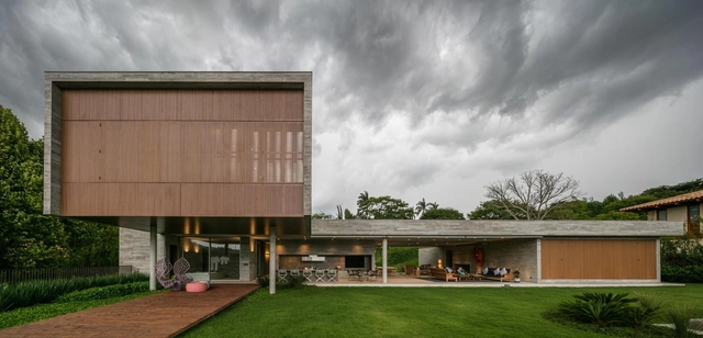 Casa PLM / Luiz Paulo Andrade Arquitetos - Interiroes De Casas, Jardim, Fachada