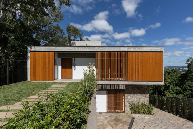 Casa Piemonte / Íntegra Studio Arquitetura - Casas, Aido, Porta, Fachada
