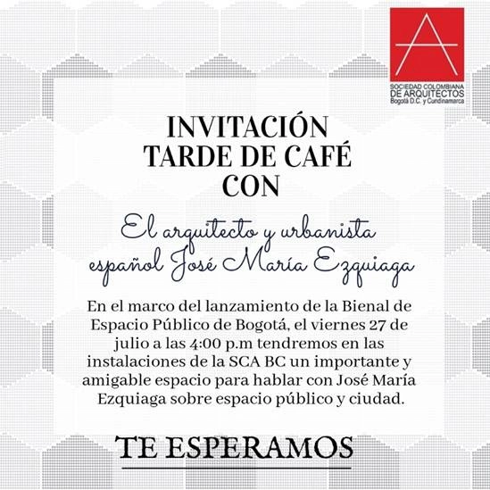 Tarde de Café con el arquitecto español José María Ezquiaga - Imagen Principal