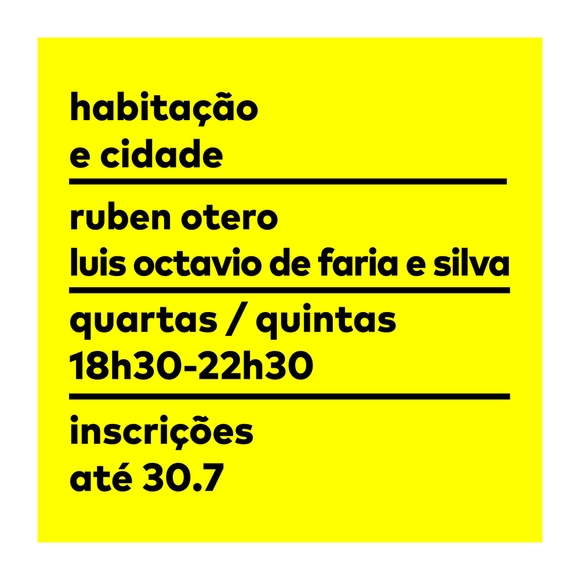 Pós-Graduação 'Habitação e Cidade' - Inscrições Abertas I Escola da Cidade - Imagem de Destaque