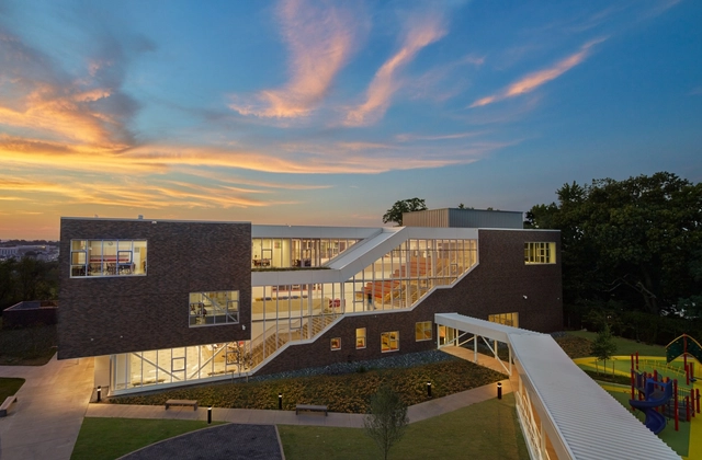 Achievement Preparatory Academy Public Charter Middle School / Studio Twenty Seven Architecture - Elementary & Middle School, Facade, Stairs