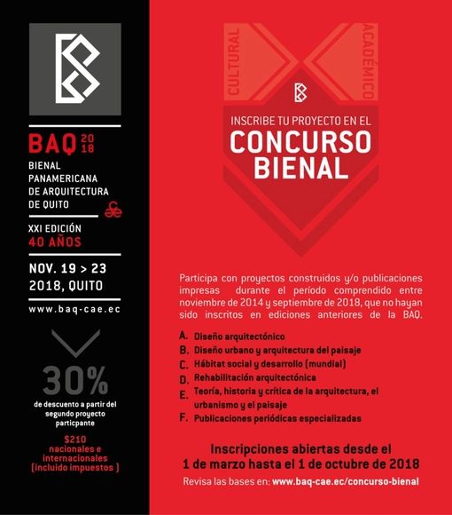 Concurso Bienal Panamericana de Arquitectura de Quito - Imagen Principal