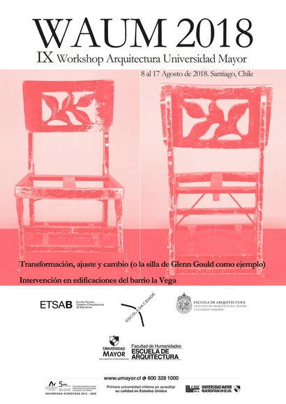 WAUM 2018. Workshop Arquitectura Universidad Mayor - Imagen Principal