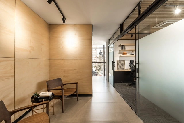 Escritório FM / Solo Arquitetos - Escritórios, Porta, Cadeira