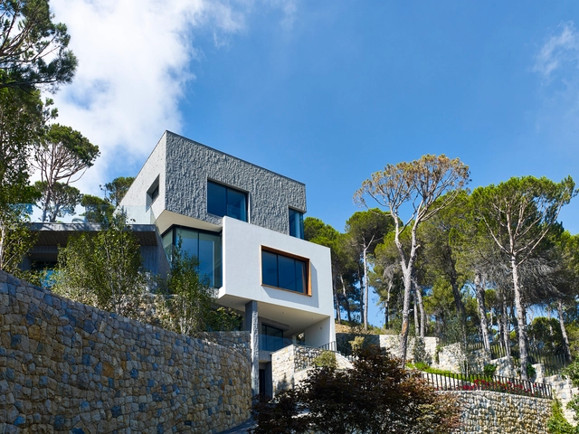 Hillside Villa / Joe Serrins Studio - Houses, Facade