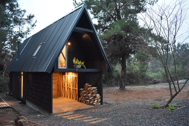 Casa R / Felipe Lagos - Casas, Fachada, Bosque
