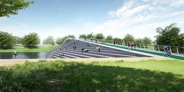 KILD Wins Competition for Kaunas Pedestrian and Cyclist Bridge in Lithuania  - Featured Image
