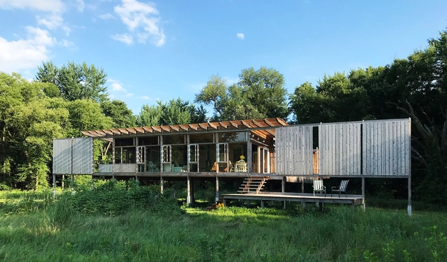 Cabaña de vidrio / atelierRISTING - Casas
