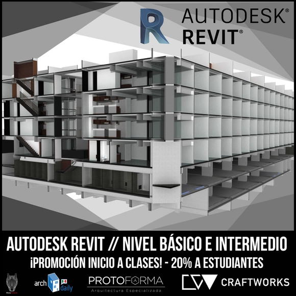 Revit 2019 ARQ - Curso básico e Intermedio  - Imagen Principal