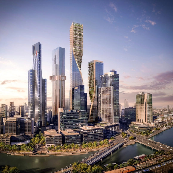 UNStudio é vencedor em concurso para arranha-céu em Melbourne - Imagem de Destaque