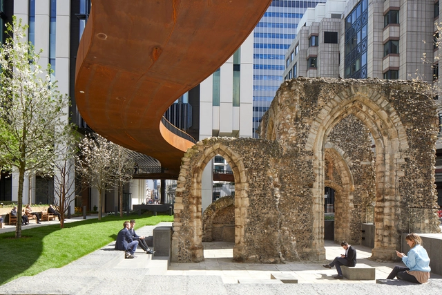 London Wall Place / Make Architects - Interior Photography, Office Buildings, Facade, Arch, Arcade