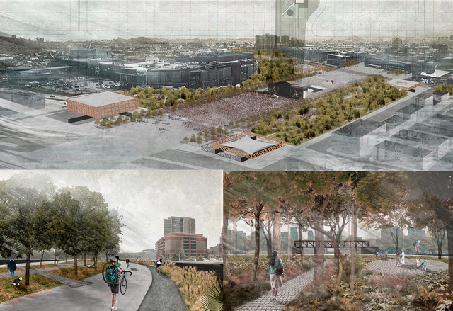 Presentan diseño ganador de la explanada cívica que unirá Concepción con el río Biobío en Chile - Imagen Principal