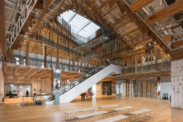 富山综合体 / 隈研吾建筑都市事务所 - 文化建筑