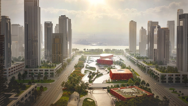 Powerhouse & Benthem Crouwel 公布杭州亚运村公共区竞标方案 - 表皮, 城市