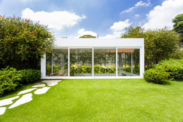 Galeria de arte / BZP Arquitetura - Arquitetura Residencial, Jardim, Porta, Fachada, Cadeira