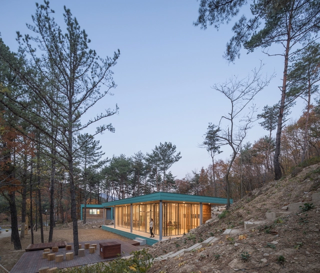 Busan Forest of Healing Visitor Center / Architects Group RAUM - Park, Facade, Forest