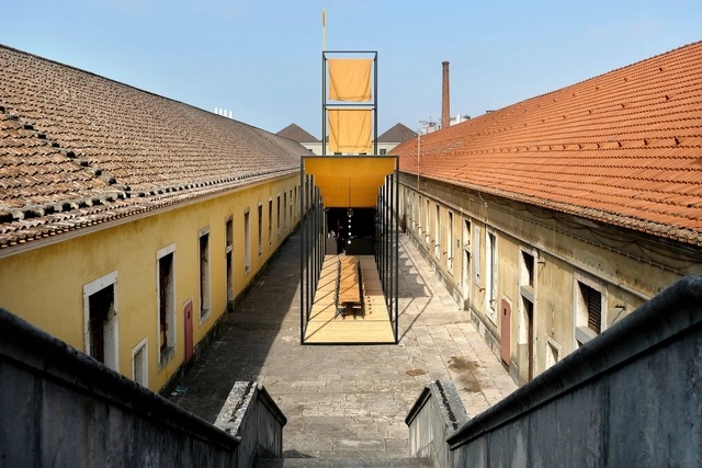 Viaticus Pavilion / Atelier JQTS - Instalações Temporárias, Fachada, Porta, Arco