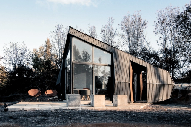 Refugio Corel / Enzo Sartori - Casas, Fachada, Puerta