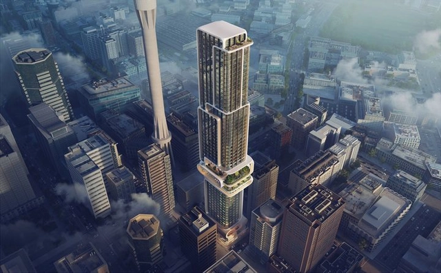 Zaha Hadid Architects, Woods Bagot, e Cox entre os finalistas anunciados ao concurso do novo arranha-céu em Auckland - Imagem de Destaque