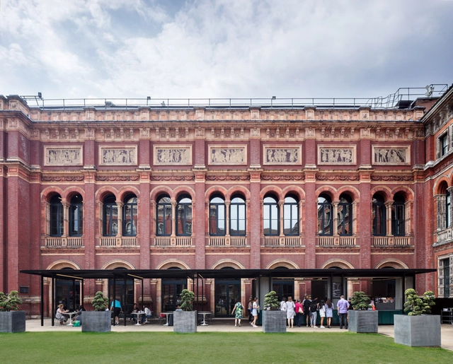 V&A Garden Cafe / Reed Watts Architects - Pavilion, Garden, Facade